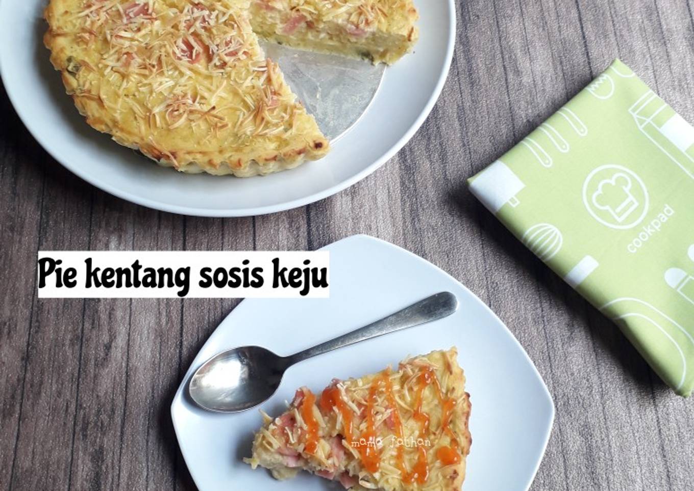 Pie kentang sosis keju