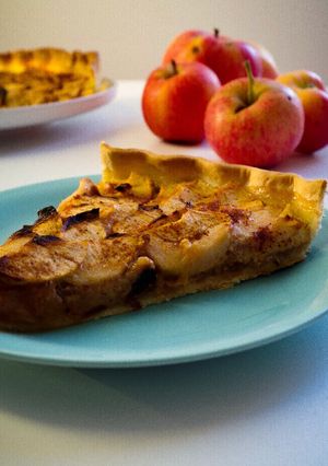 Une photo de Tarte aux pommes et aux figues