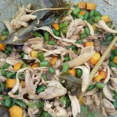 Ayam suwir manis gurih রেসিপির প্রধান ছবি