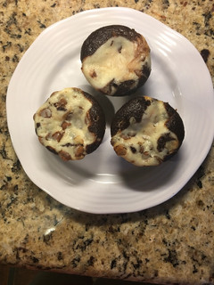 A picture of Black Bottom Cheese Cake Cupcakes.