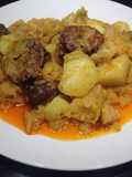 Repollo con morcilla