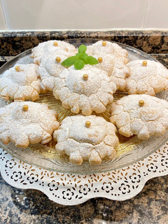 Una foto de Galletas de mantequilla con manzana caramelizada