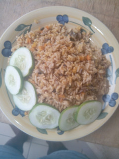A picture of Jallof rice.