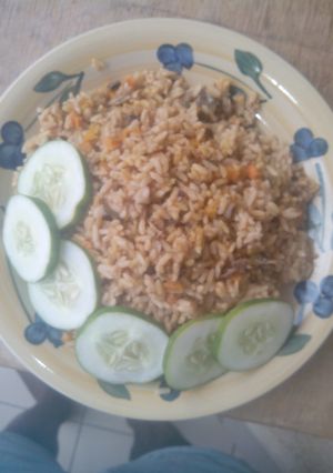 A picture of Jallof rice.