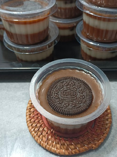Foto resep Puding Cup Tiramisu Oreo