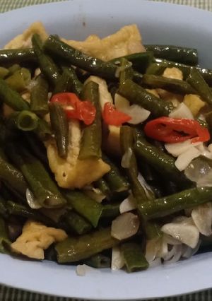 Foto resep Oseng Kacang Tahu