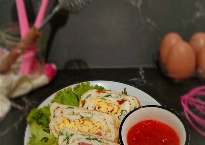 Resep Telur Dadar Gulung Oleh Wiwin088 Cookpad