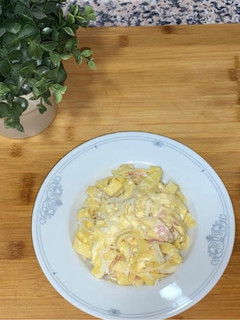 Una foto de Pasta Carbonara