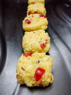 A picture of Instant Paneer Cherry Kalakand.