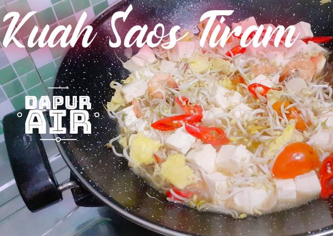Tofu kuah saos tiram