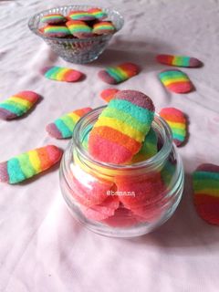 Foto resep Lidah kucing rainbow
