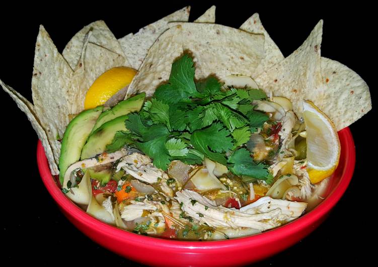 Recipe of Any-night-of-the-week Mike&#39;s Spicy Mexican Sick Day Chicken Noodle Soup