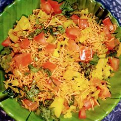 A picture of Poha without onion (healthy breakfast).