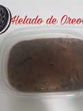 Helado de oreo