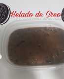 Helado de oreo