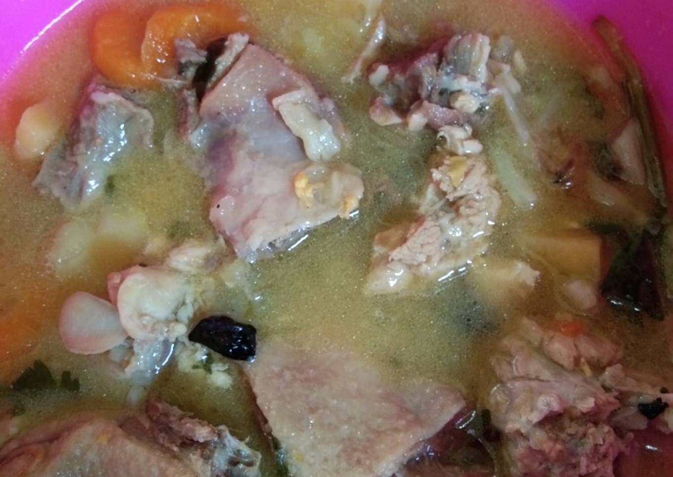 Sup ayam kampung khas banjarmasin