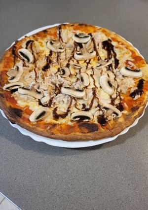 Una foto de Pizza proteica🍕💪
