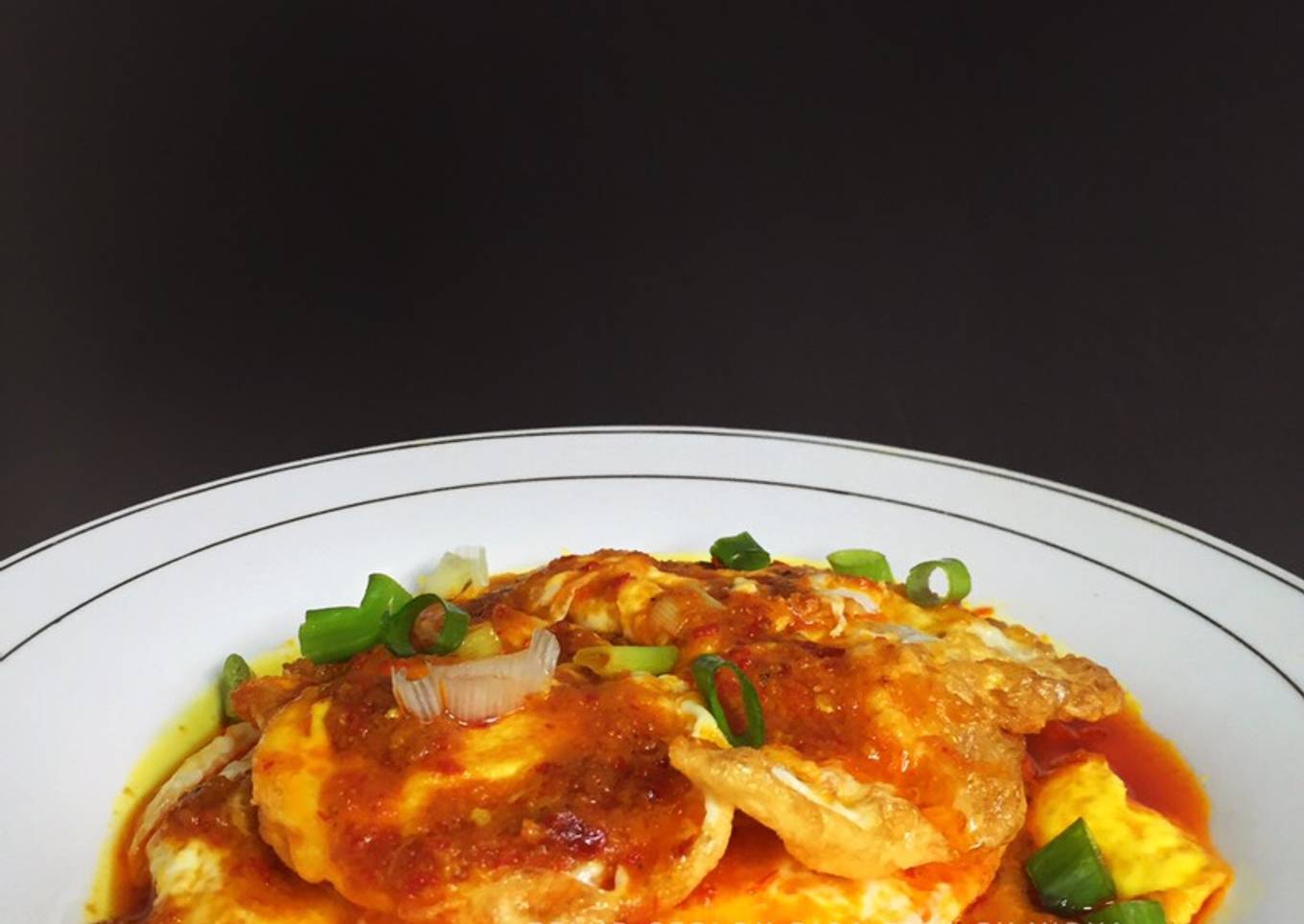 Telur ceplok rica rica pedas