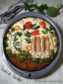 Foto resep Focaccia Garden (191)