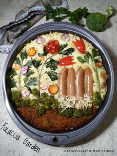 Foto resep Focaccia Garden (191)