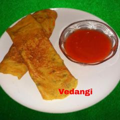 A picture of Moong Dal Chilla.