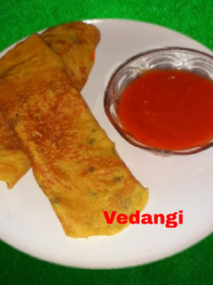 A picture of Moong Dal Chilla.