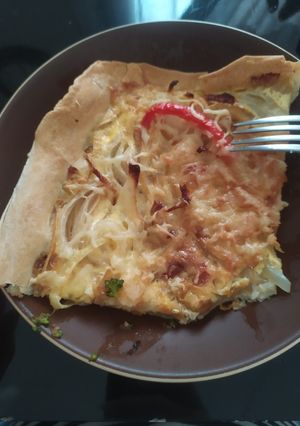Une photo de Quiche à l'oignon