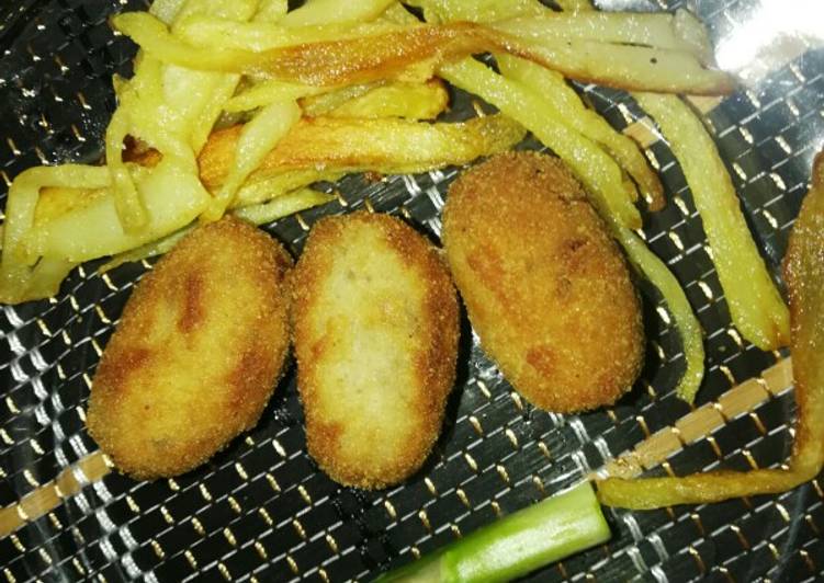 Croquetas de sobras de carne asada