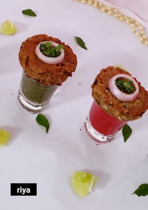 A picture of Veg shami kabab.