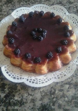 Foto principal de Pastel de queso con gelatina de moras