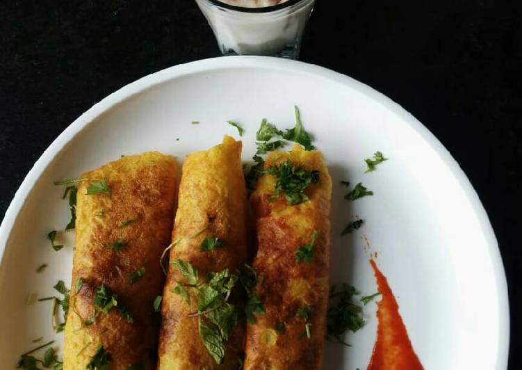 Step-by-Step Guide to Prepare Quick Veggiee moongdal dosa with Dry fruits and honey oats