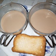 A picture of #Coconut_Milk_Tea😋😋😋.