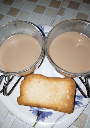 A picture of #Coconut_Milk_Tea😋😋😋.