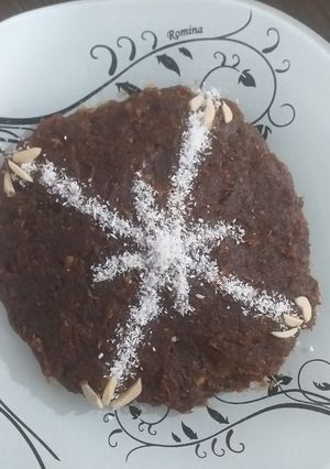 عکسی از دستور حلوا خرما