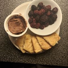 A picture of Biscuits Blackberries Dark Choc. Cream.