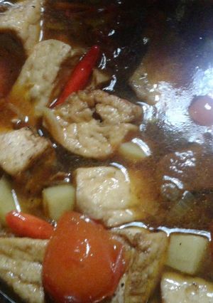 Foto resep Semur tahu - daging simple