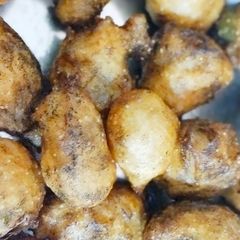 A picture of Idli batter Bonda.