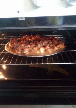 A picture of Baked Marinated chicken.