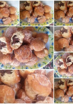 Foto principal de Buñuelos de sabor fresa y chocolate