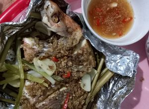 Hình của món Cá hấp sả.