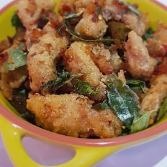 A picture of Chinese Salt & Pepper Chicken 🌶🌶🌶 ; Hawker style.