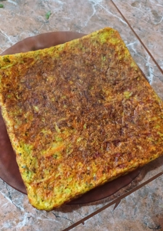 Una foto de Tortilla de Vegetales😉😋🇦🇷 #rápida #fácil #saludable