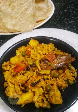 বাঁধাকপির ঘন্ট (bandhakopir ghonto recipe in Bengali) রেসিপির প্রধান ছবি