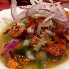 A picture of Ceviche de Piure.