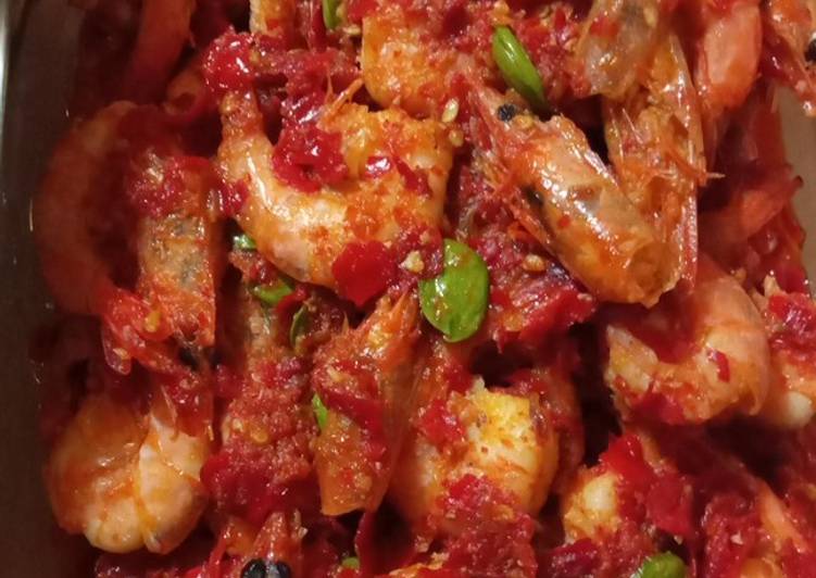 Resep Udang balado petai yang Bikin Ngiler