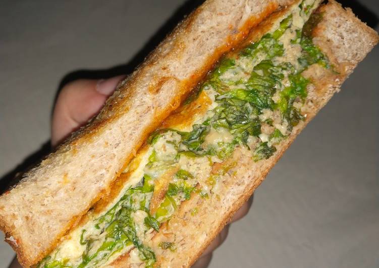 Cara Gampang Buat Sandwich selada 샌드위치, Enak