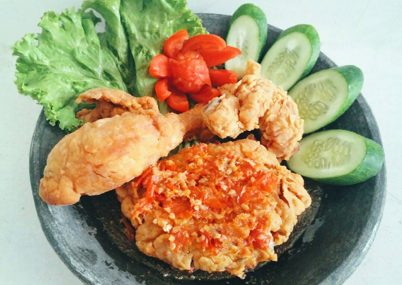 Ayam Geprek resep rumahan