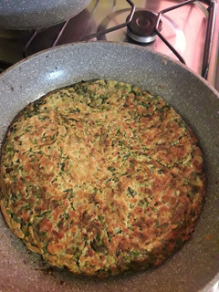 Una foto de Tortilla de acelga y espinaca