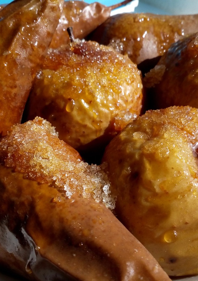 Una foto de Manzanas y peras al horno