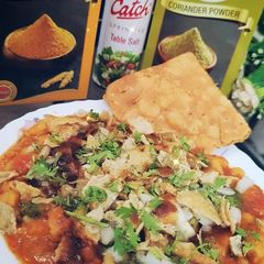 Tomato chaat 🍅 A picture of Tomato chaat 🍅.